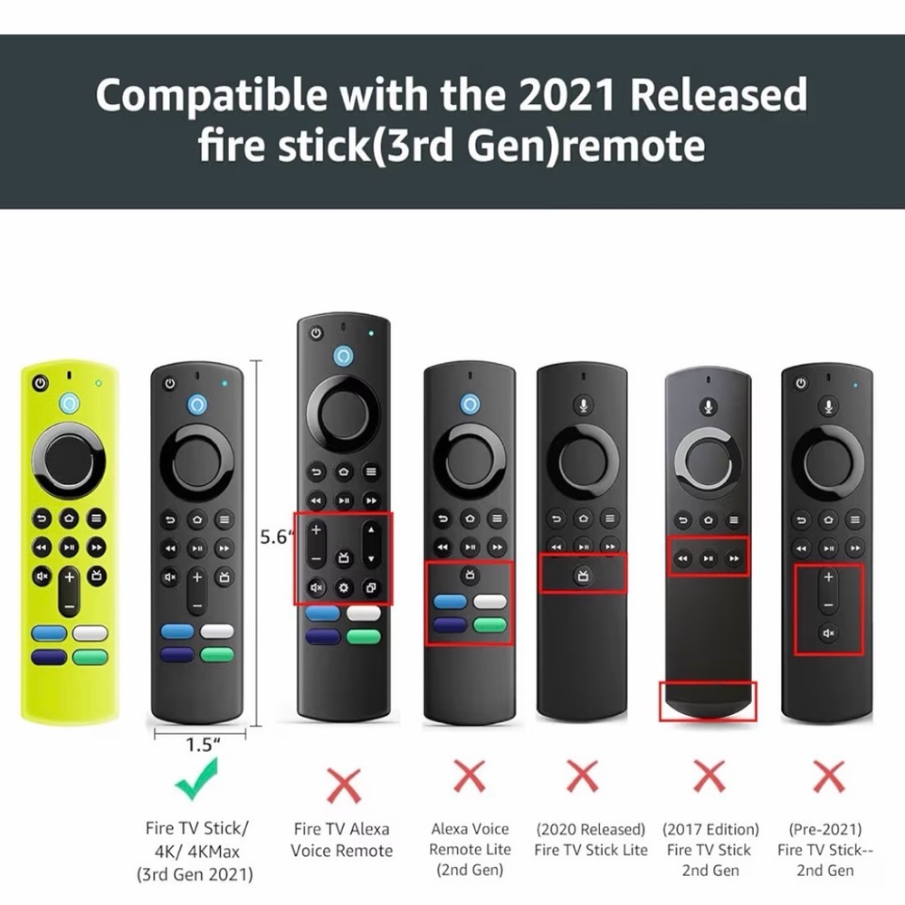 Remote Covers Glow in the dark